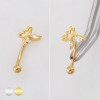 MARQUISE CUT CZ BUTTERLFY 316L SURGICAL STEEL CURVED BARBELL/EYEBROW